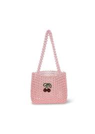 [KONKS102398] Sac rose  en perles