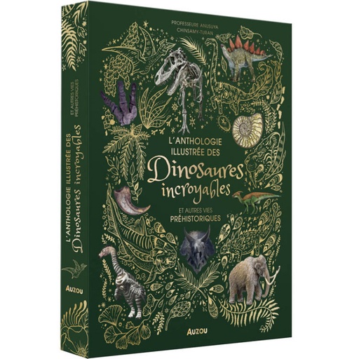 [AUZDO200027-4] Livre "L'anthologie illustrée des dinosaures incroyables et autres vie préhistoriques"