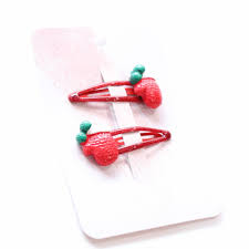 [YUKYB-500-218] Barrettes à cheveux de Noël 2 pièces "Christmas Gloves"