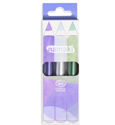 [NAMEM30905] Set de 3 crayons de maquillage pailletés "Moonlight"