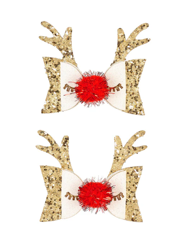 [SOU107167] Barrettes "Renne" (2 pces)