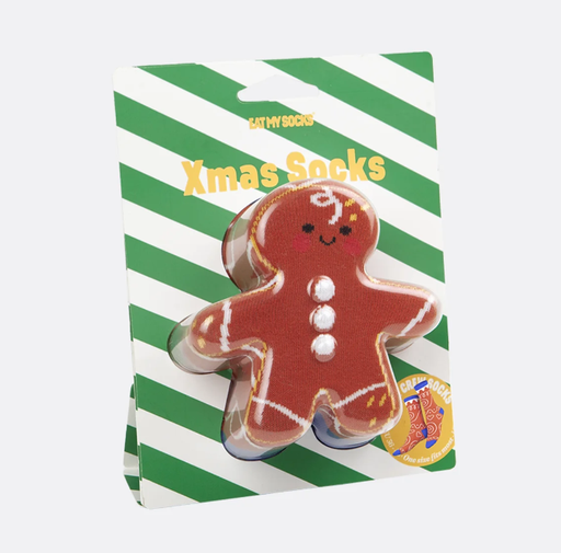 [EATXMASCOOKIE] Chaussettes unisexes et taille unique "Xmas Cookie" (adulte)