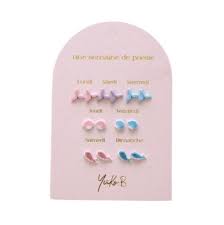 [YUKYB500-289] Boucles d'oreilles "Une semaine de poésie" - Océan