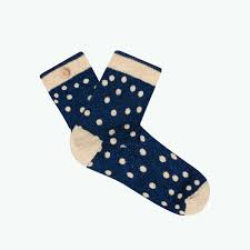 [CABMINUITBLEU]  Chaussettes inséparables Cabaïa "Minuit Bleu"