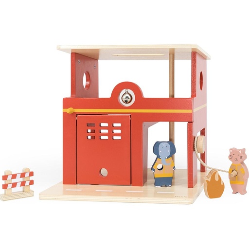 [TRI36-281] Caserne de pompiers en bois