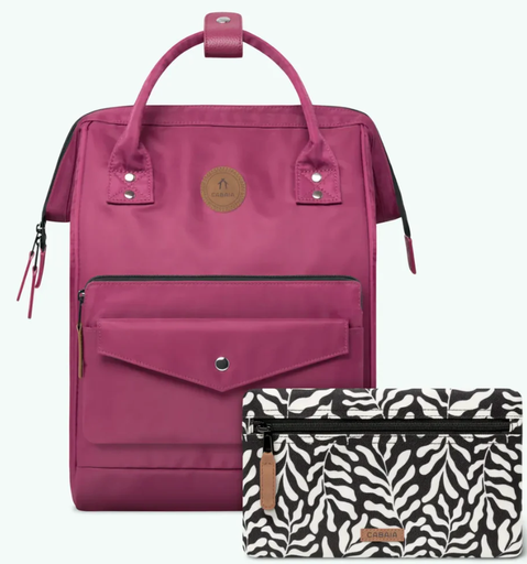 [CABBRIDGETOWN] Sac à dos Cabaia avec deux pochettes interchangeables "Bridgetown" taille M