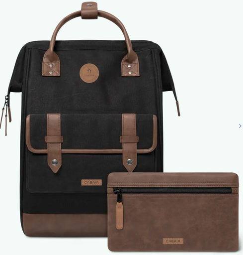 [CABTROGIR] Sac à dos Cabaïa avec deux pochettes interchangeables "Trogir" taille M