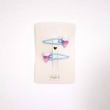 [YUKYB500-188] Barrettes à cheveux 2 pièces "glaces"