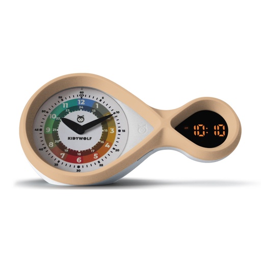 [KID418037] Réveil analogique et numérique rose