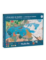 [MR712611] Peintures au numéro "Explorateur"