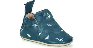 [PE24EASAJZ80AMYBLUBLU] Chaussons en cuir tanné végétal