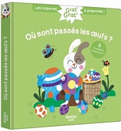 [AUZEV220021-1] Livre à gratouiller "où sont passés les oeufs ?