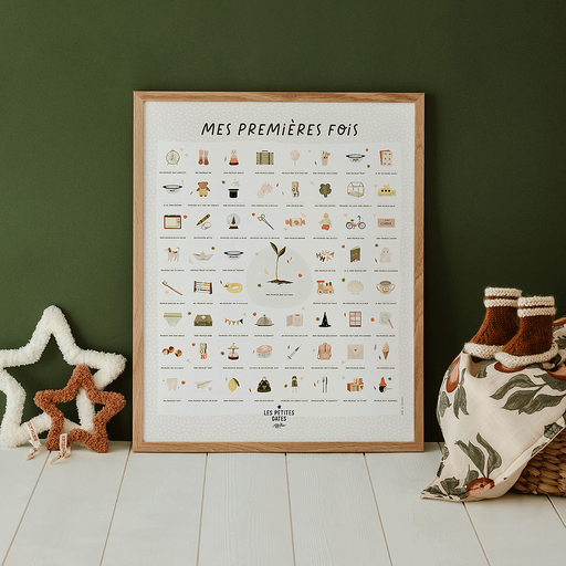 [LEALEPIVERT] Affiche à dater "Léa le pivert"