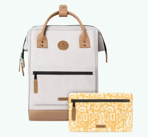 [CABAREQUIPA] Sac à dos Cabaia avec deux pochettes interchangeables "Arequipa" taille M