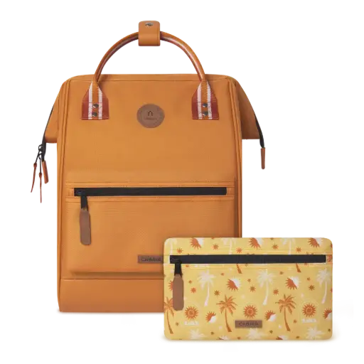 [CABJOHANNESBURG] Sac à dos Cabaia avec deux pochettes interchangeables "Johannesburg" taille M