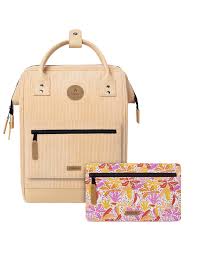 [CABQUITO] Sac à dos Cabaïa avec deux pochettes interchangeables "Quito" taille M