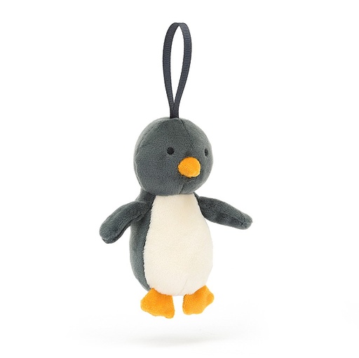 [JELFFH6PEN] Peluche à accrocher au sapin "Festive Folly Penguin"