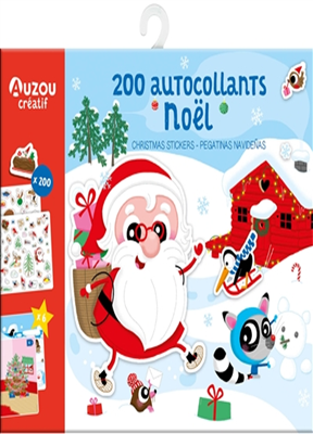 [AUZLC210013-2] 200 autocollants "Noël"