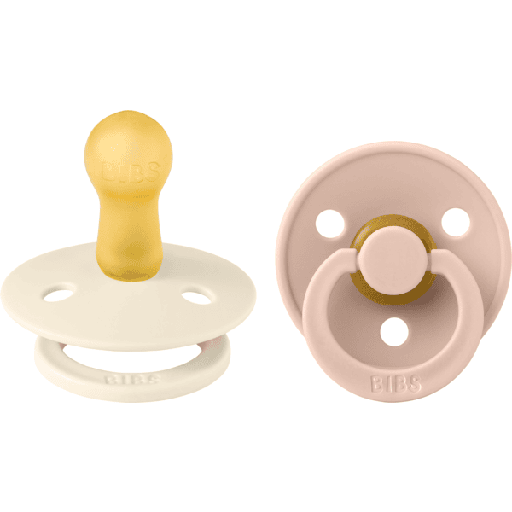 [BIBS2221417] BIBS pack de deux lolettes "Colour pacifier" tétine symétrique taille 2