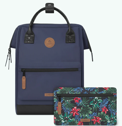 [CABPAU] Sac à dos Cabaia avec deux pochettes interchangeables "Pau" taille M