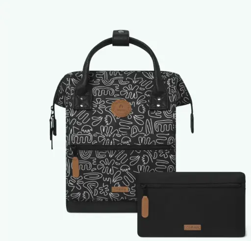 [CABAMIENS] Sac à dos Cabaia avec deux pochettes interchangeables "Amiens" taille S