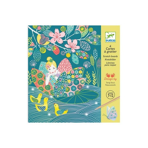 [DJ09716] Cartes à gratter "L'étang"