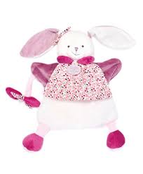 [DOUDC3080] Doudou marionnette "Lapin" 28 cm 
