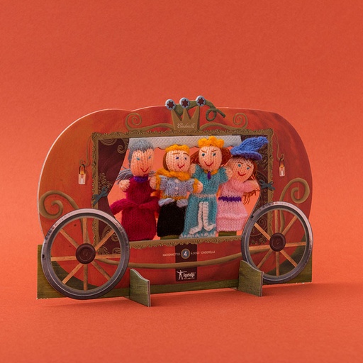 [LONTT029] Marionnettes en laine - Cendrillon