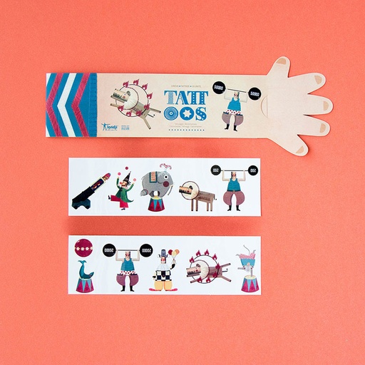 [LONCC010U] Tatouages "circus"