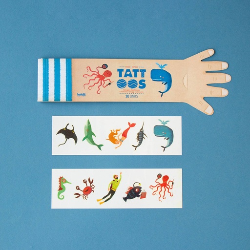 [LONCC013U] Tatouages "océan"