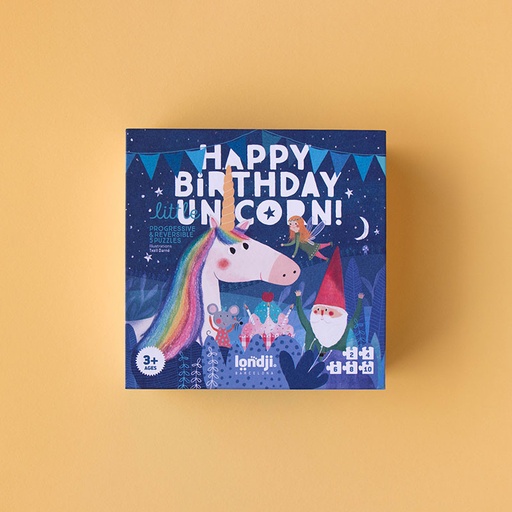 [LONPZ572U] Puzzle "Happy Birthday Unicorn" 