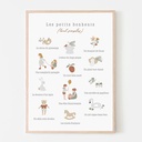 Poster A3 "Les petits bonheurs"