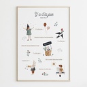 Poster A3 "Y'a de la joie"