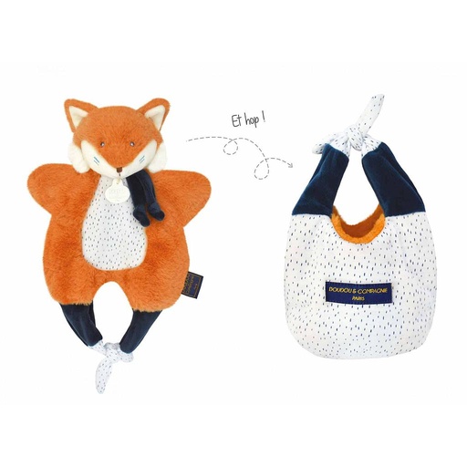 [DOUDC3828] Doudou "Amusette" Renard réversible