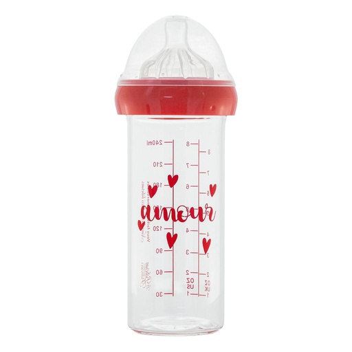 [BIBBFAMOUR] Biberon en verre "amour" 240ml