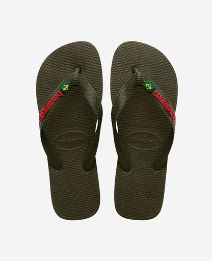 [PE22HAVBRASILLOGOGREEN] Tongs Havaianas