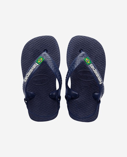 [PE22HAVBABYBRASILBLUEYELLOW] Tongs Havaianas