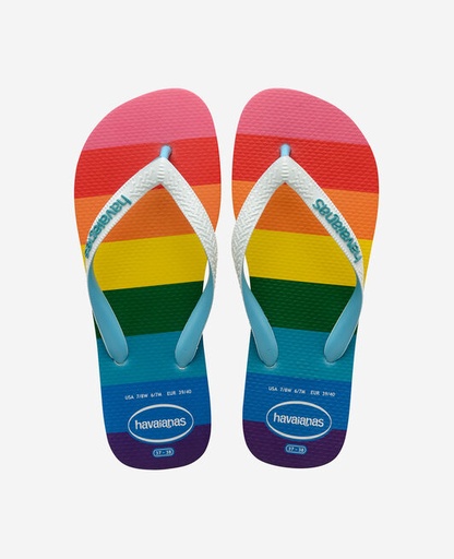 [PE22HAVTOPPRIDEALLOVERBLUE] Tongs Havaianas
