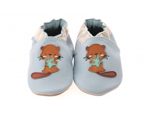 [PE22ROBOTERLOVER8910101051] Pantoufle en cuir végétal