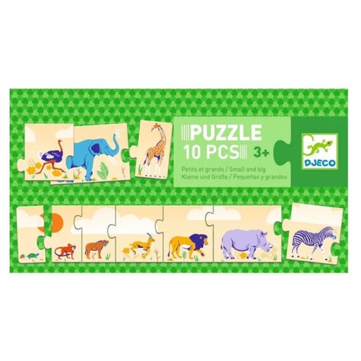 [DJ08189] Puzzle 10 pièces - Petits et grands