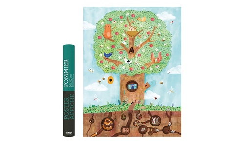 [LONPS006S03] Poster "Pommier" - 30x40cm