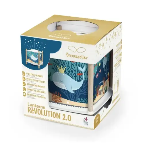 [TRO6042BL] Veilleuse magique musicale "La mer"