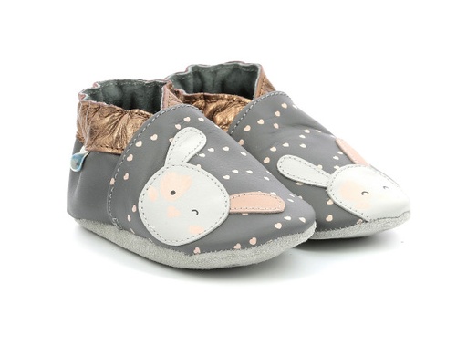 [AH21ROB874420greetingrabbit] Pantoufles en cuir souple