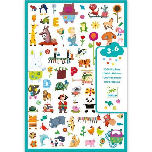 [DJ08950] 1000 stickers pour les petits
