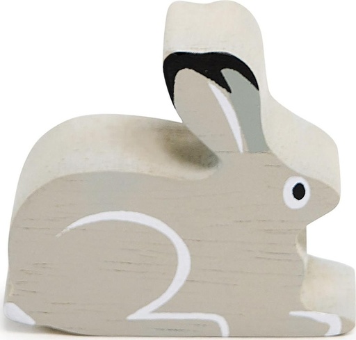 [TENTL4847] Animaux de la forêt en bois - Lièvre de neiges