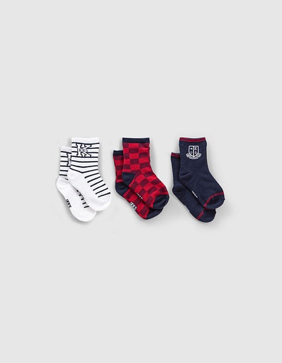[AH21XT93001] Chaussettes 3 paires