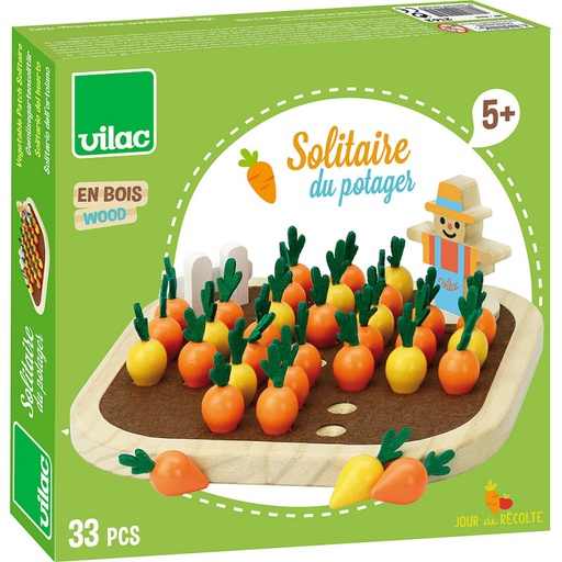 [VIL2162] Jeu du solitaire "Le Potager"