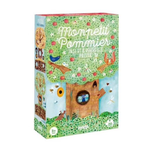 [LONPZ565U] Mon petit pommier - Puzzle réversible à inserts