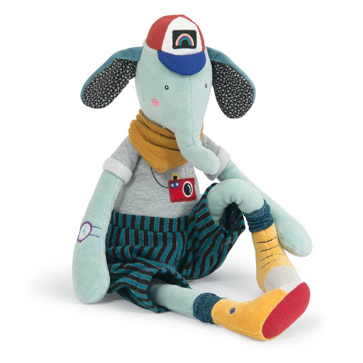 [MR642756] Poupée éléphant Pablo "Les Broc'n Rolls"