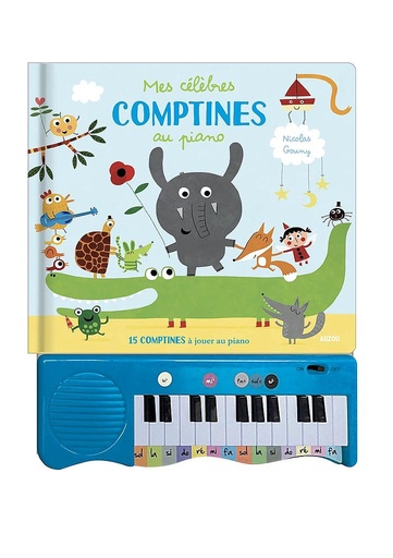 [AUZOU190114-1] Livre "Mes célèbres comptines au piano"